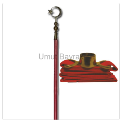Okul Tören Direği Okul Sopası Flama Direği