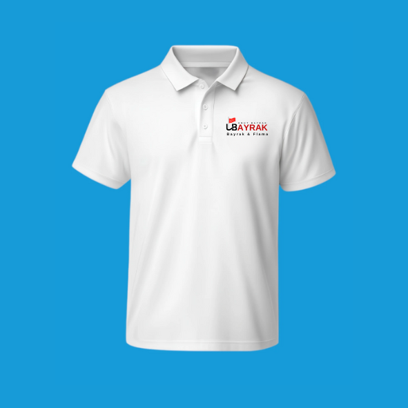 Polo Yaka T-shirt nakışlı 5 adet