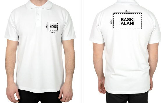 Polo Yaka T-shirt nakışlı 5 adet - Görsel 3